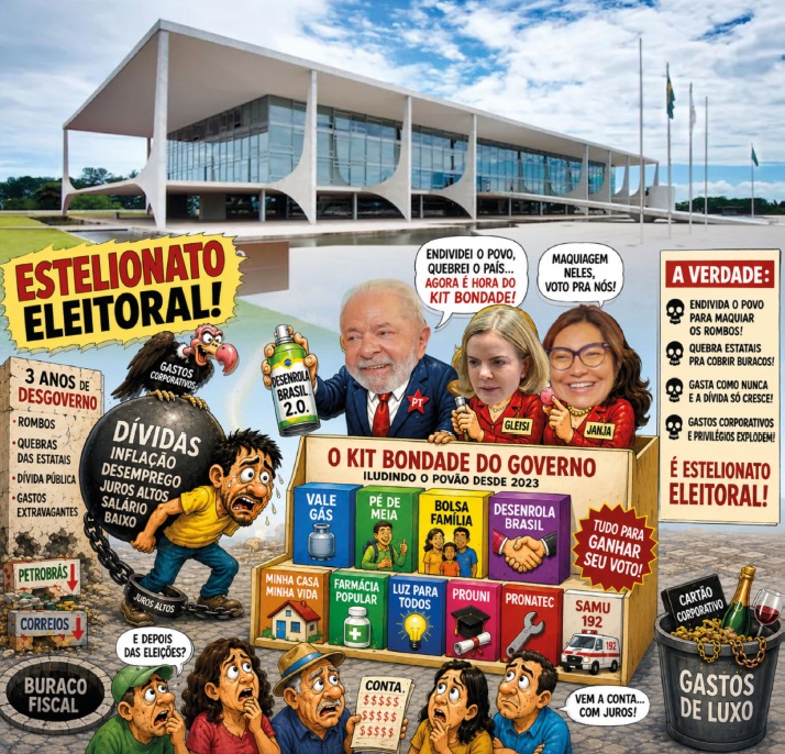 KIT BONDADE DE LULA EM ANO ELEITORAL É A EXPANSÃO DO BOLSA FAMÍLIA SEM SE INCOMODAR COM GASTOS PÚBLICOS E RESPONSABILIDADE FISCAL