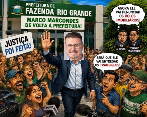 VAI DENUNCIAR PAI E FILHO?MARCONDES REASSUME O CARGO APÓS DECISÃO DO STJ