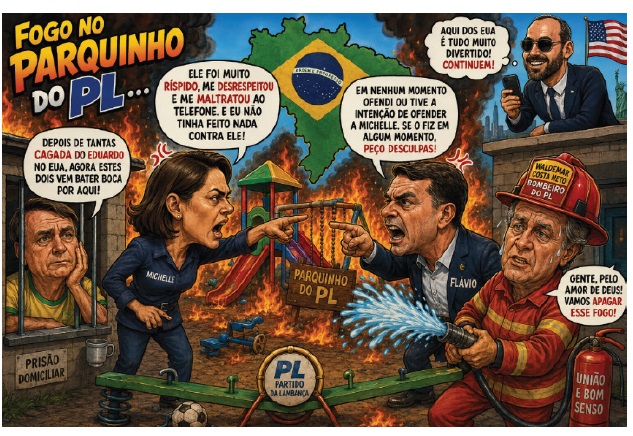 Pesquisa AtlasIntel : Apoiadores de Bolsonaro desaprovam vídeo de Michelle contra Flávio