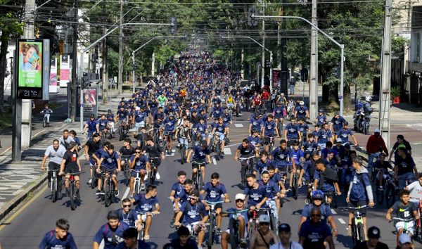 Curitiba celebra 333 anos com Passeio Ciclístico Condor neste domingo. 
Foto: Divulgação/SMELJ (arquivo)