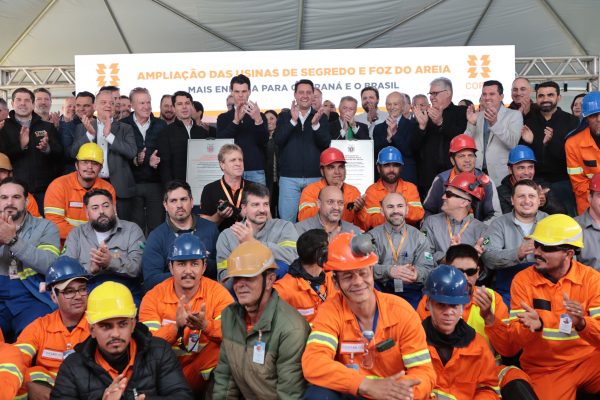O governador Carlos Massa Ratinho Junior participa  nesta quinta-feira (18) do lançamento das obras de ampliação das usinas de Segredo e Foz do Areia